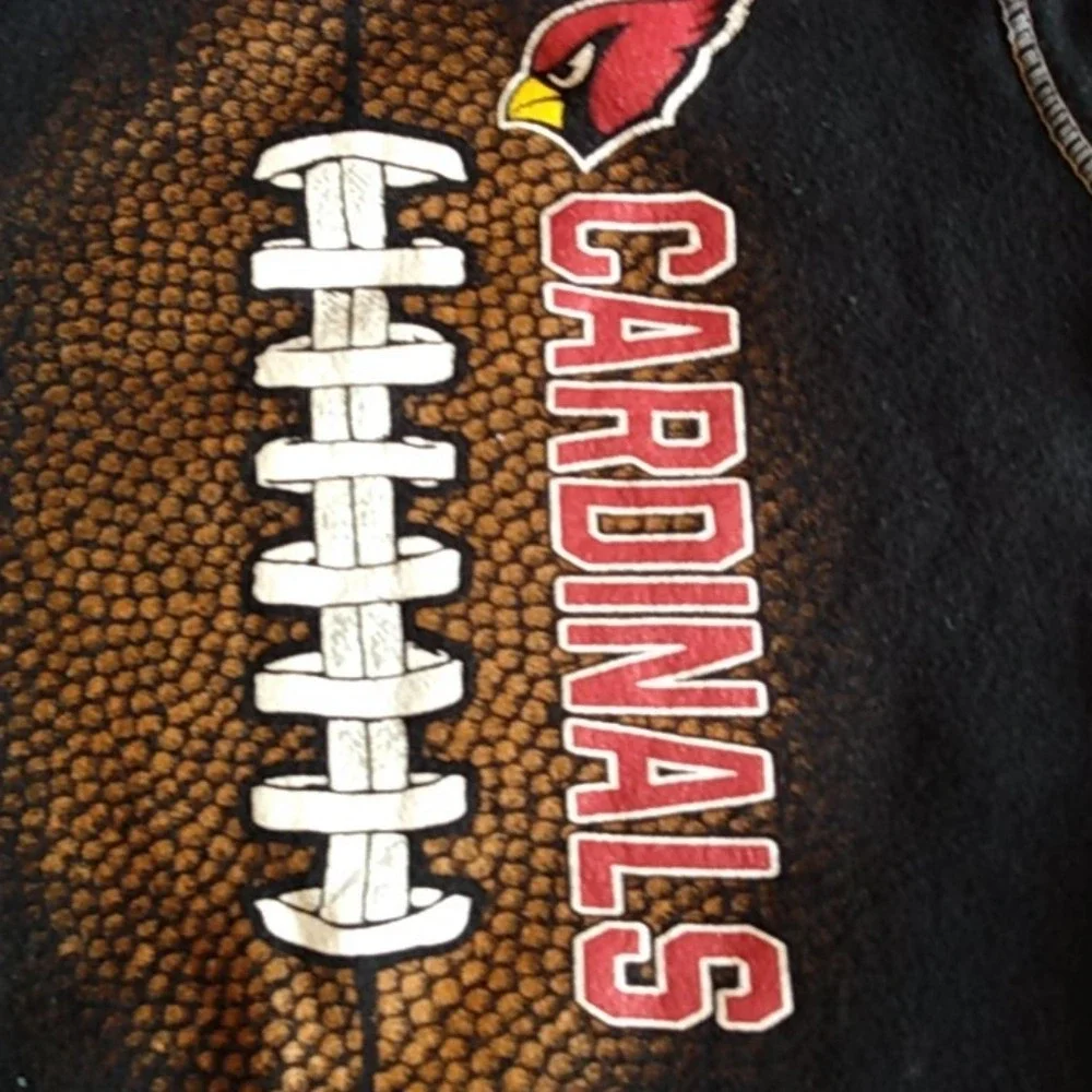 *NFL‎ Arizona Cardinals Baby Bodysuit Football Logo Team Apparel 3/6M Black